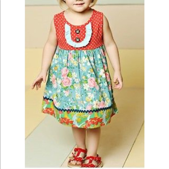 Matilda Jane Red Schoolhouse Dress Good Hart 2013 - Picture 7 of 8